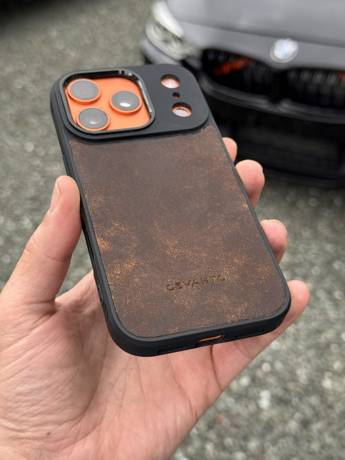 Cevanto iPhone case with leather