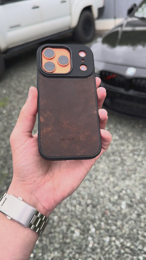 Cevanto iPhone case with leather video